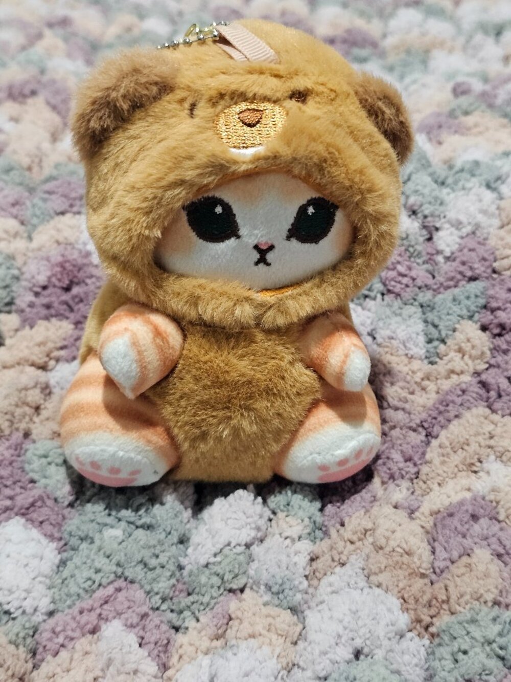 Mofusand Reindeer Costume Cat Plush Keychain Bag Charm New